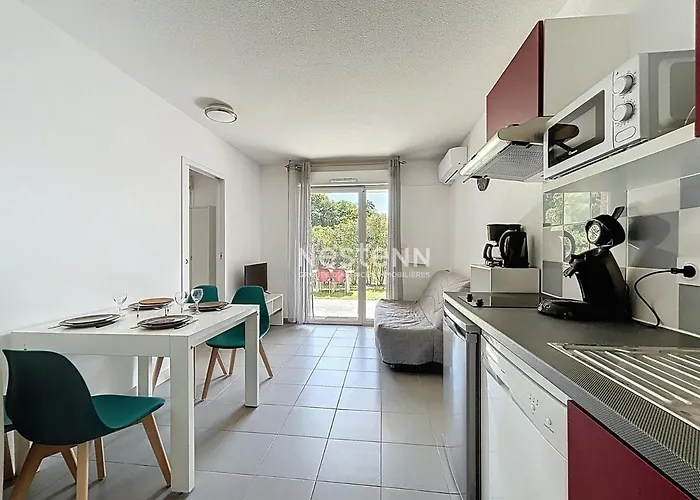3497-appartement Aux Normes Handicapes Avec Piscine 아파트 아르젤레쉬르메르