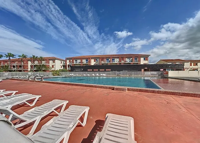 3497-appartement Aux Normes Handicapes Avec Piscine 아르젤레쉬르메르